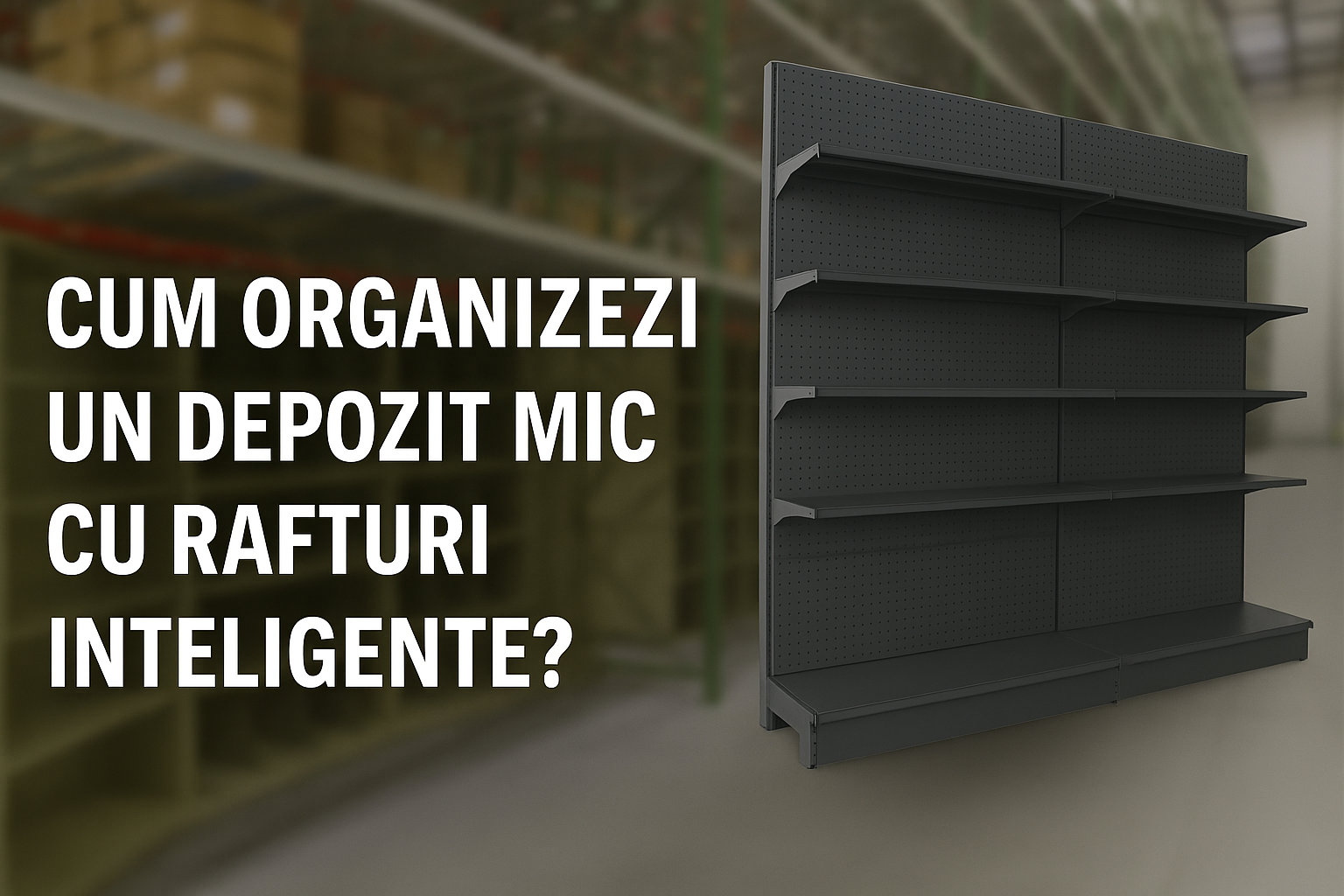 idei practice cu rafturi metalice modulare