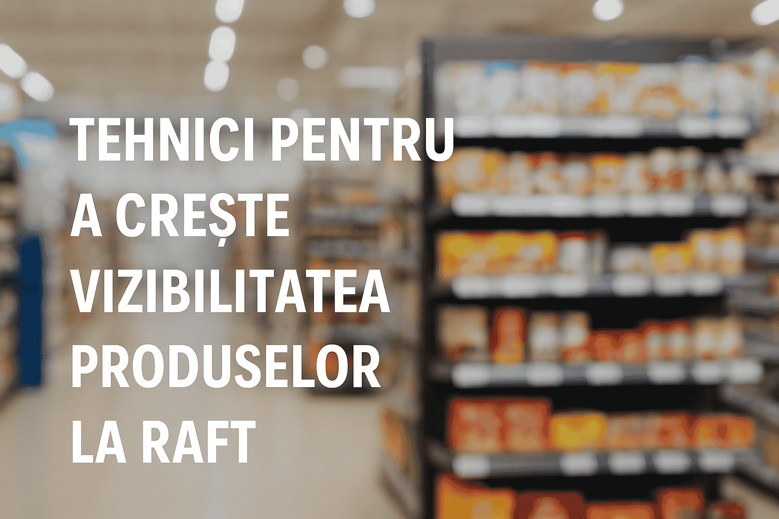 tehnici pentru a creste vizibilitatea produselor la raft oferite de raft design